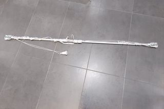 Riel Cortina 138cm Blanco - Como Nuevo