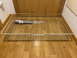 Cesto Ikea Pax metálico beige