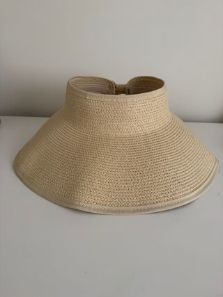 Visera beige - protección solar