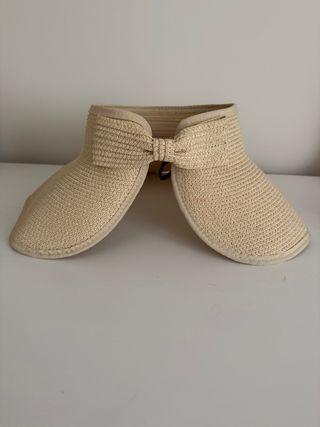 Visera beige - protección solar