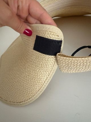 Visera beige - protección solar