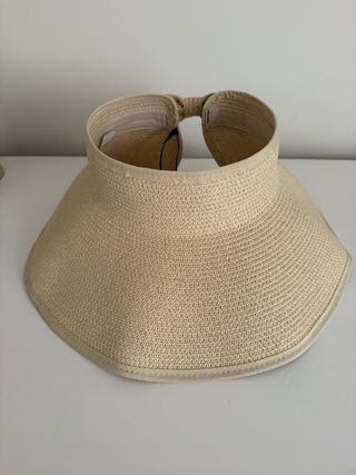 Visera beige - protección solar