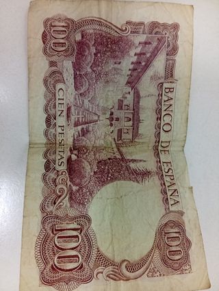 Billete 100 Pesetas España 1970
