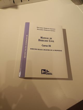 Manual de Derecho Civil Curso III Eduardo Serrano