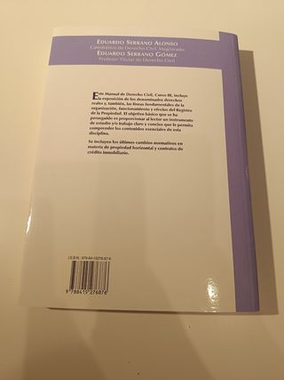 Manual de Derecho Civil Curso III Eduardo Serrano