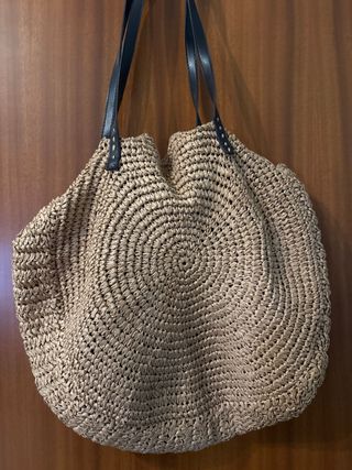 Bolso playa beige