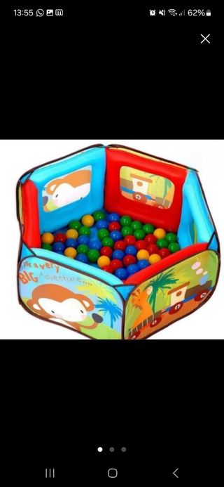 Parque bolas infantil plegable
