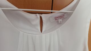 Camisola blanca sin manga lockhouse - Talla 42