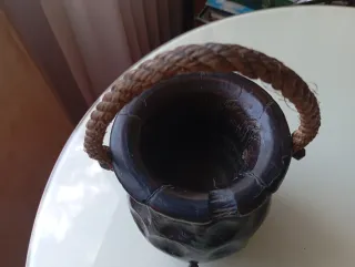 Recipiente madera , antiguo