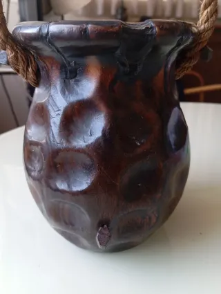 Recipiente madera , antiguo