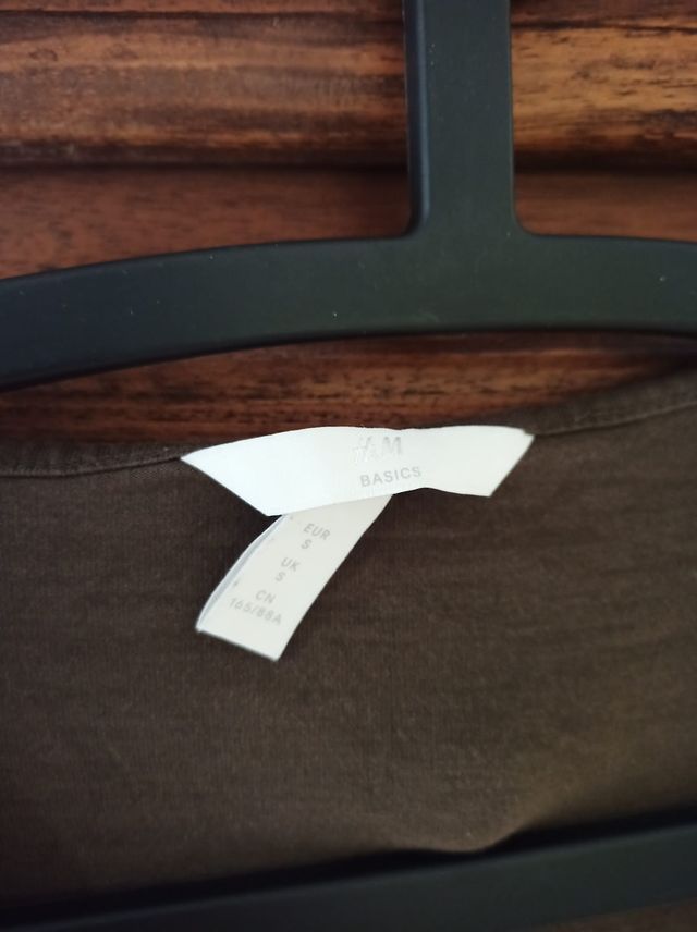 Vestido corto H&M caqui