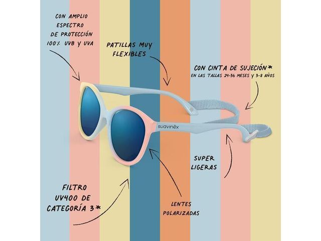 Suavinex Gafas de Sol para Niños de 2 a 3 Años, Po