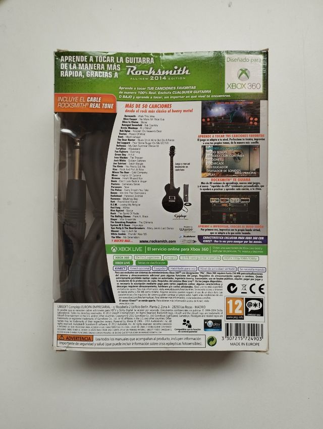 Rocksmith 2014 Ed. Xbox 360 Kinect