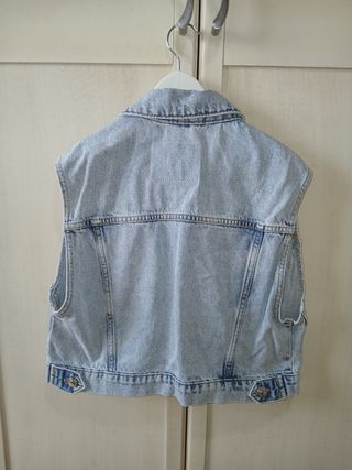 chaleco vaquero azul