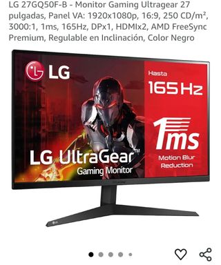 Monitor gaming LG