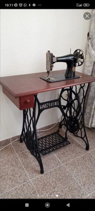 Máquina coser Singer Antigua