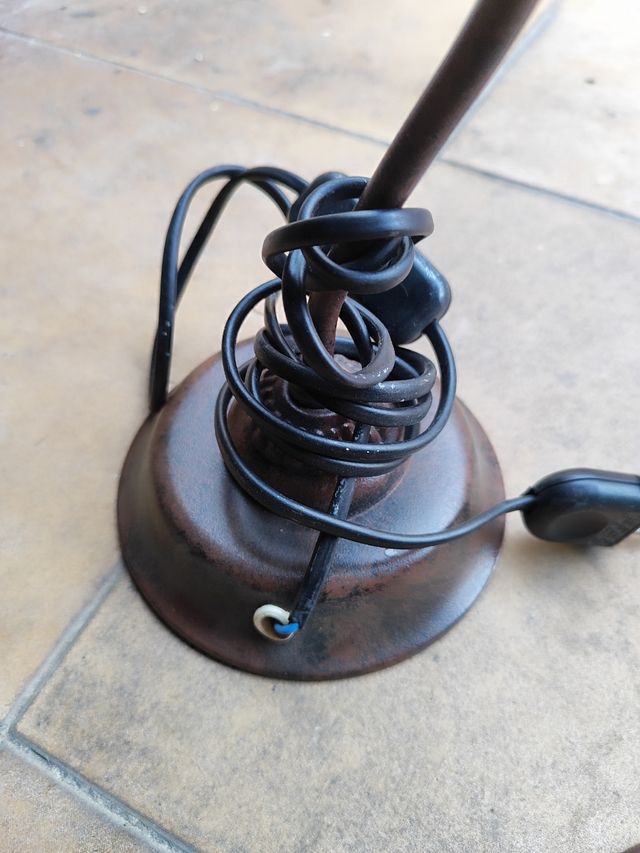 2 Lámparas Tulipán - Metal y Cristal