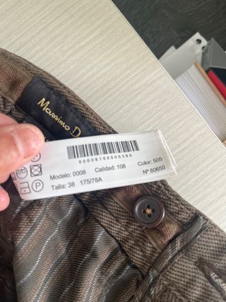 Pantalón marrón Massimo Dutti