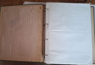 Álbum fotos antiguo - Encuadernación