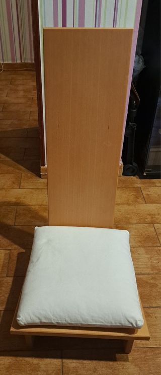 Silla meditación madera - Futón