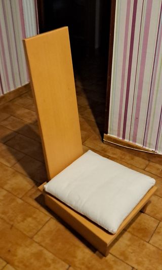 Silla meditación madera - Futón