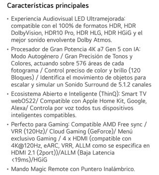 TV MiniLED LG 55 pulgadas NUEVA