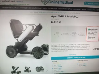 WHILL Modelo C2: Silla Eléctrica Transportable
