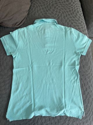 Polo Massimo Dutti turquesa