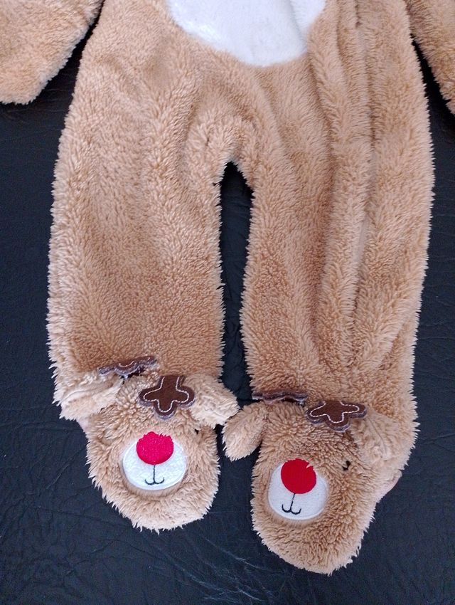 Traje entero reno Navidad unisex