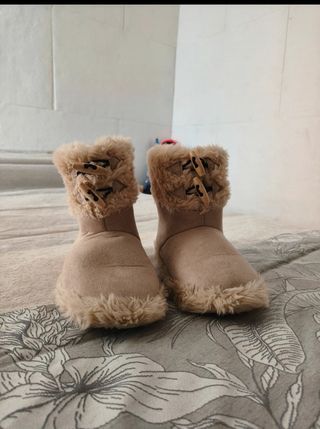 Zapatillas casa beige - Piel sintética
