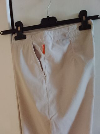 Pantaloni Fiorucci beige vintage Modello cargo