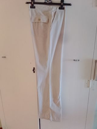 Pantaloni Fiorucci beige vintage Modello cargo