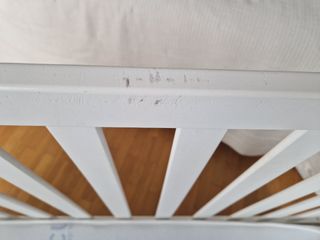 Cuna bebé marca Micuna blanca 60x120