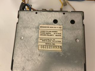 Auto Cassette Sanyo FT-210N vintage