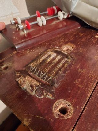 Mesa billar francés antigua