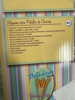 maquina de churros