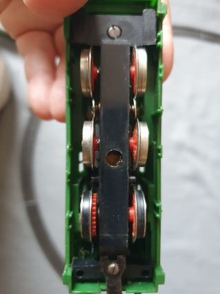 Comboio LIMA: Locomotiva, Carruagens, Trilhos, 9v