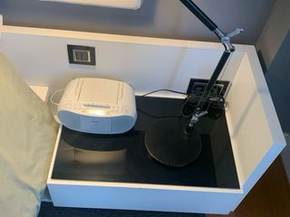 Conjunto de cama , mesillas + cabecero polipiel 