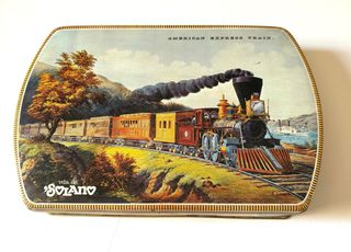 Caja metálica Vintage Solano - Tren Expreso