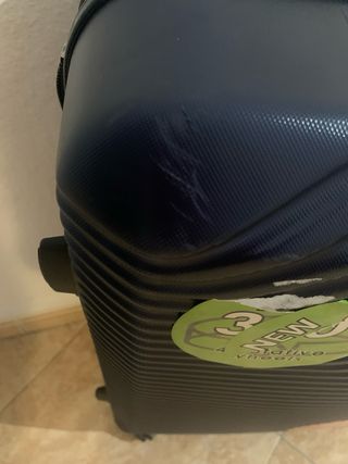 Maleta MONIK azul - 4 ruedas