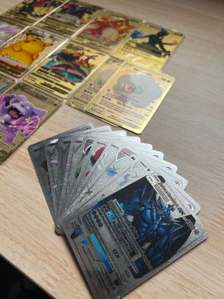 Cartas Pokémon Doradas - 22 cartas en total
