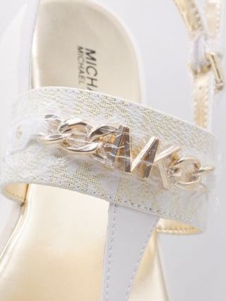 Sandalias michael kors kids, blanco, nuevo