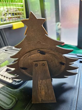 Porta-retratos Natal - Árvore e boneco de neve