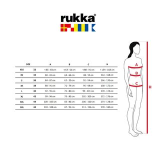 Chaqueta Rukka Reitkalli negro mujer