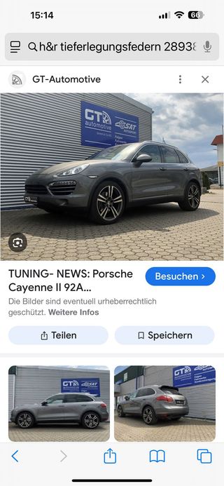 Muelles H&R Porsche Cayenne 28938
