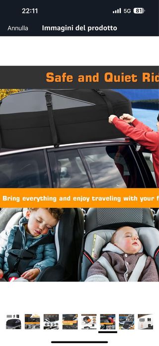 Borsa portapacchi auto Salinovo