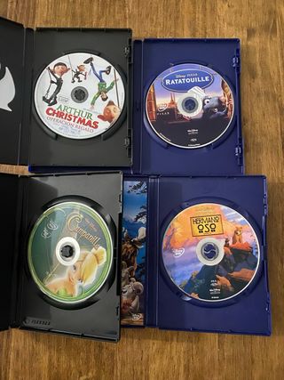 4 DVDs infantiles - Disney Pixar