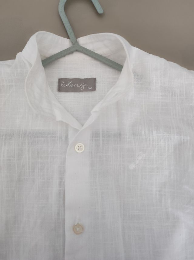 Traje niño LaOrmiga - Blanco Rosa
Lino