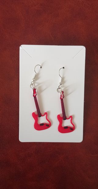Pendientes guitarra eléctrica