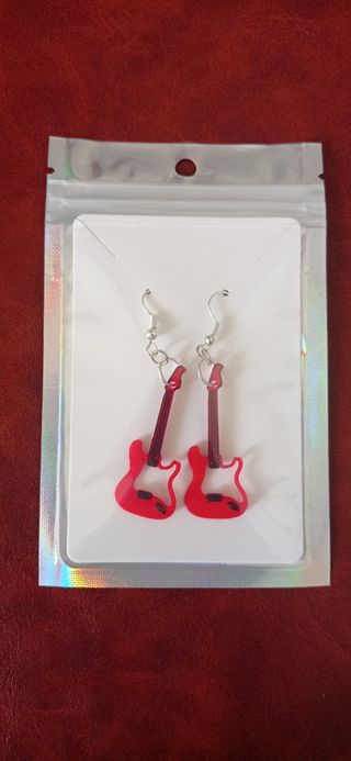 Pendientes guitarra eléctrica